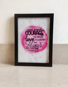 valentines day frames poster