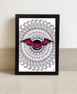 Batman - Dawn Is Coming Mandala - Wall Art