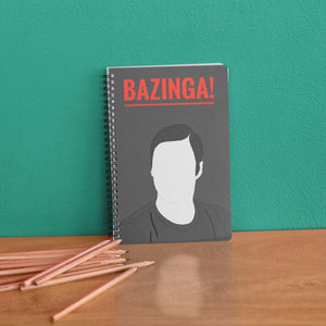 Bazinga Sheldon Cooper notebook diary