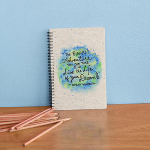 oprah winfrey quote notebook and diary