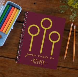 harry potter quidditch notebook diary