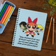 powerpuff girls cartoon notebook diary