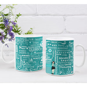 Virtues Of Sister - Mug - With Sister's Name Printed