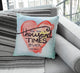 valentines day cushion