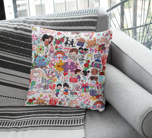 valentines day cushion